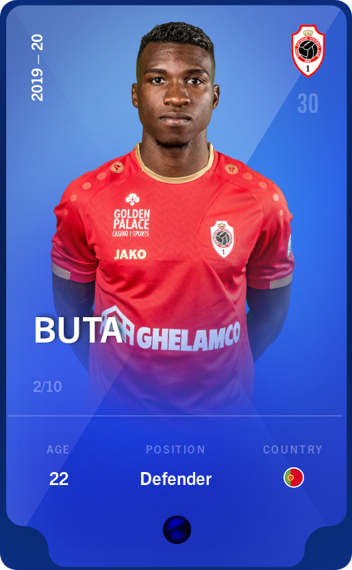 Sorare - Sorare Official - Buta 2019-20 • Super Rare 2/10 - NFT # 57608507106208362768060989109913733282055852674596516866811514841924200075759