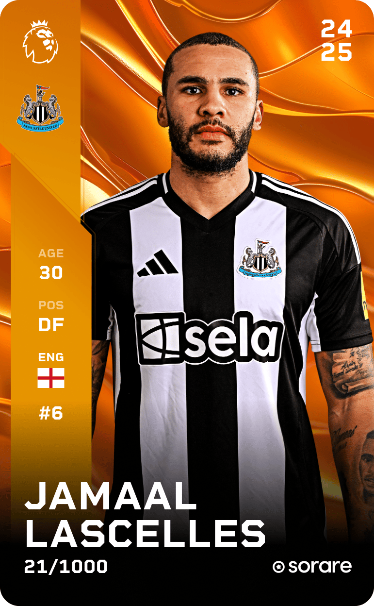 Jamaal Lascelles 2024-25 • Limited 21/1000