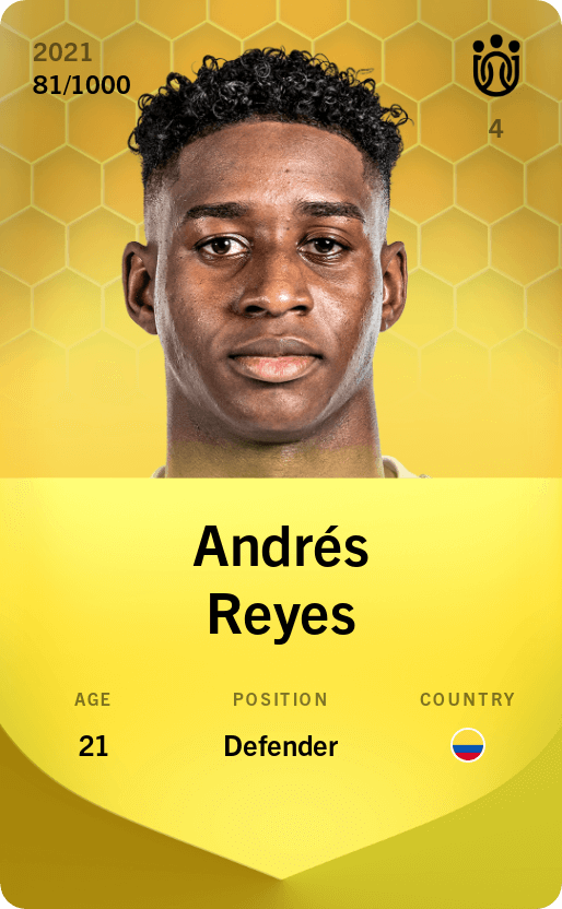 Andrés Reyes 2021-22 • Limited 81/1000