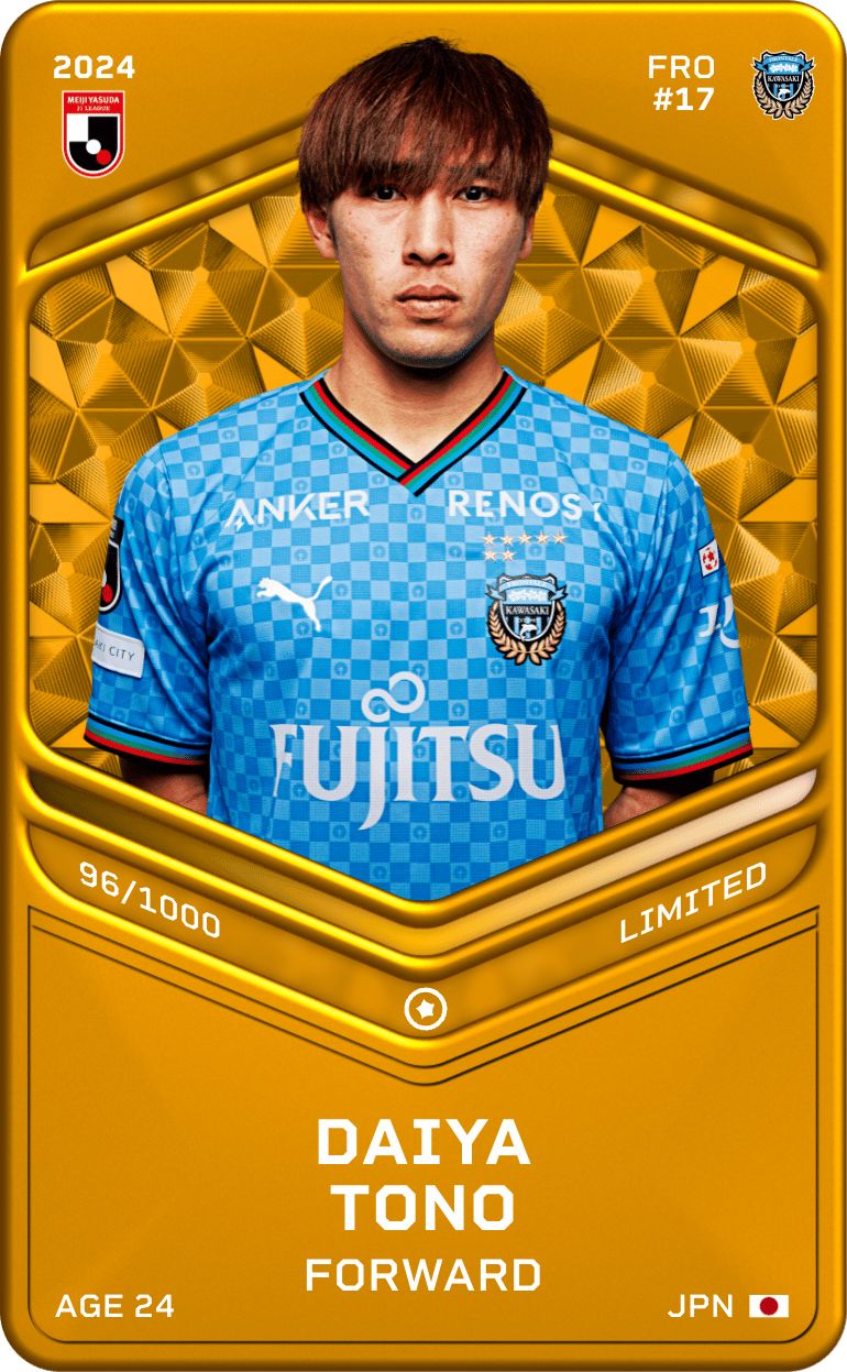 Daiya Tono 2024-25 • Limited 96/1000