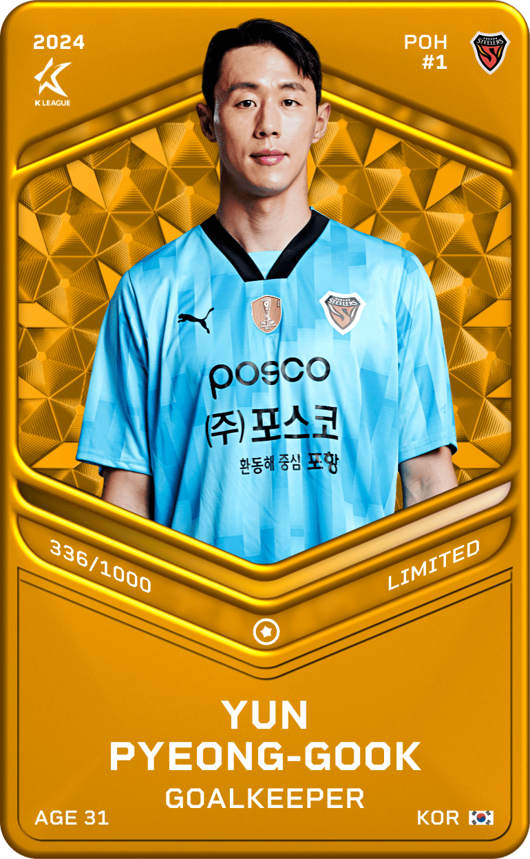 Yun Pyeong-Gook 2024-25 • Limited 336/1000