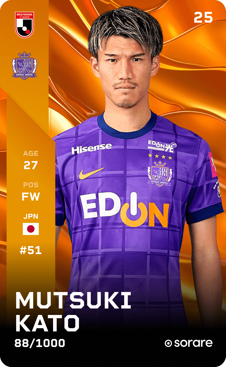 Mutsuki Kato 2025-26 • Limited 88/1000