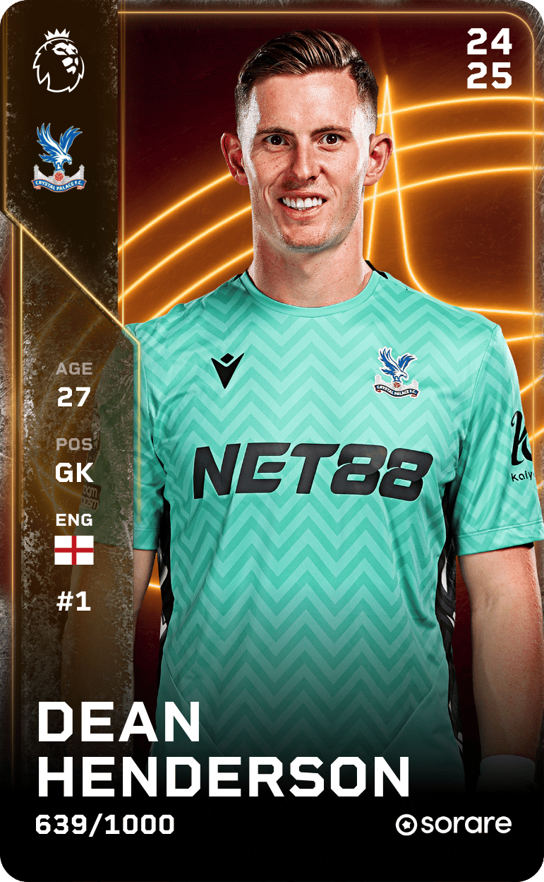Dean Henderson 2024-25 • Limited 639/1000