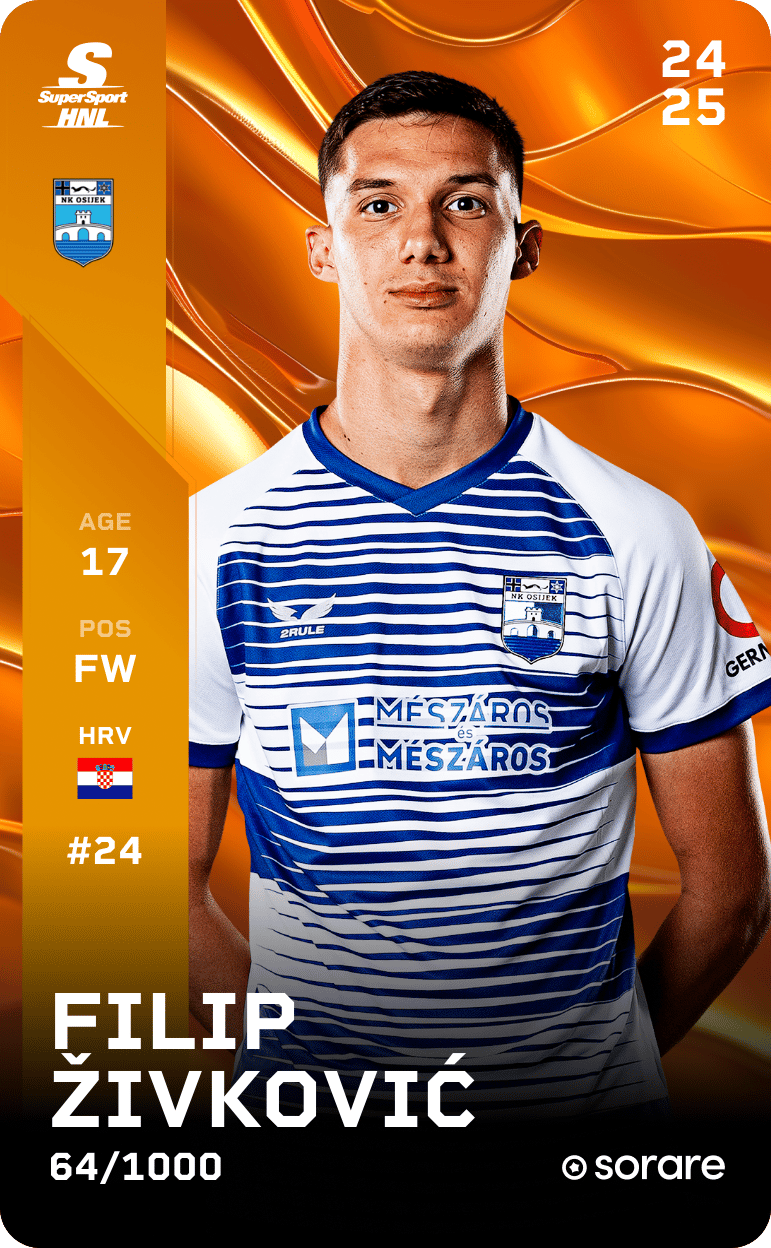 Filip Živković 2024-25 • Limited 64/1000
