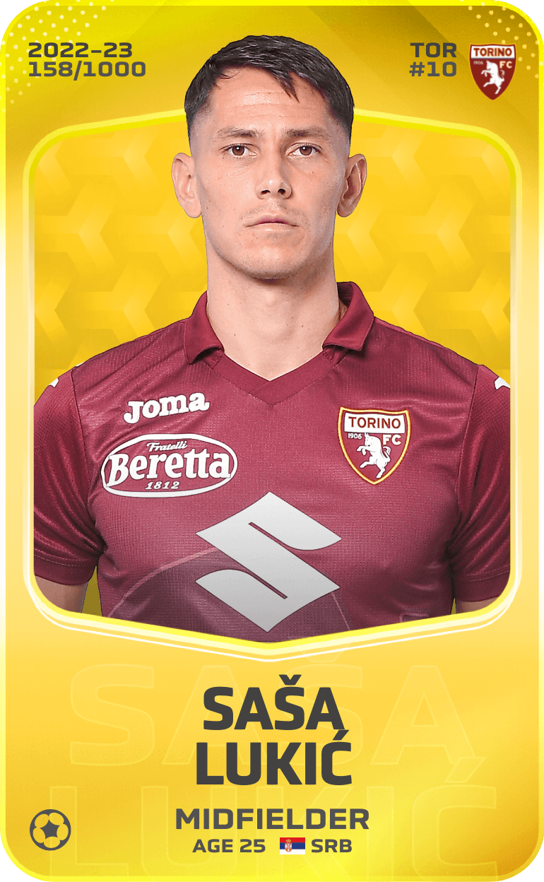 Saša Lukić 2022-23 • Limited 158/1000