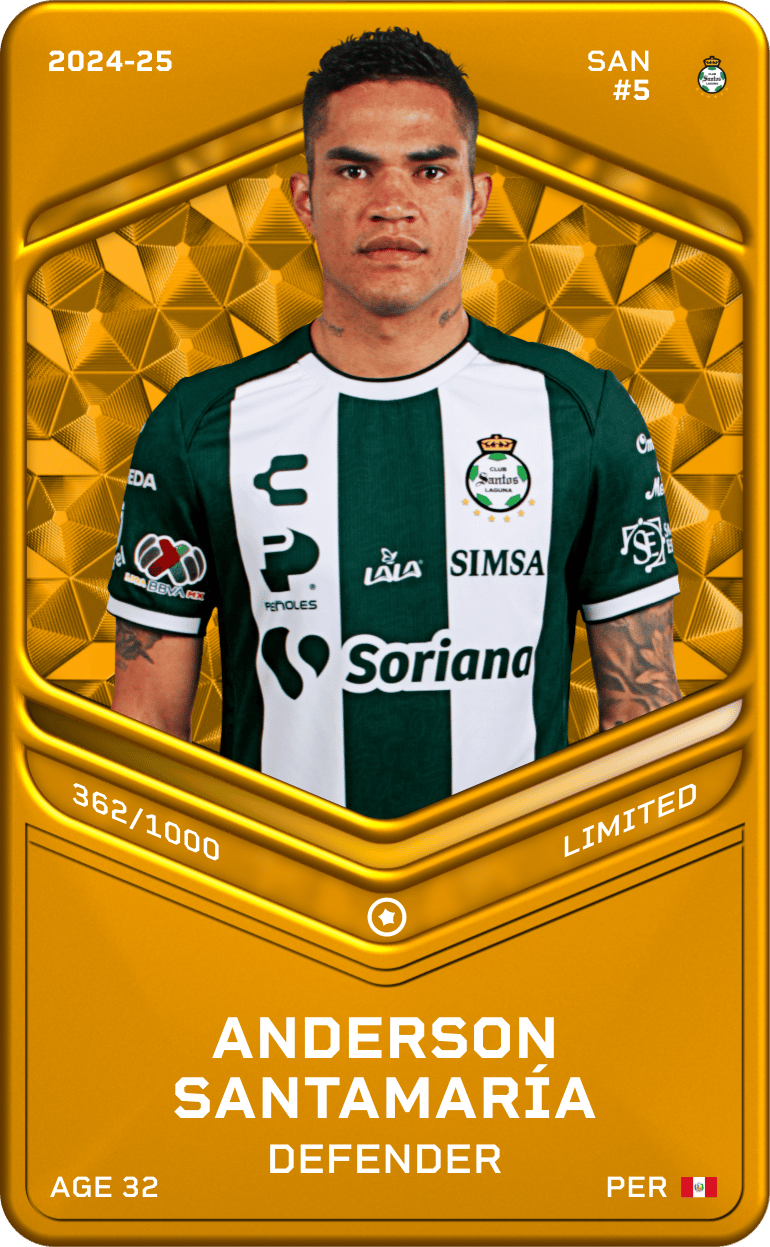 Anderson Santamaría 2024-25 • Limited 362/1000