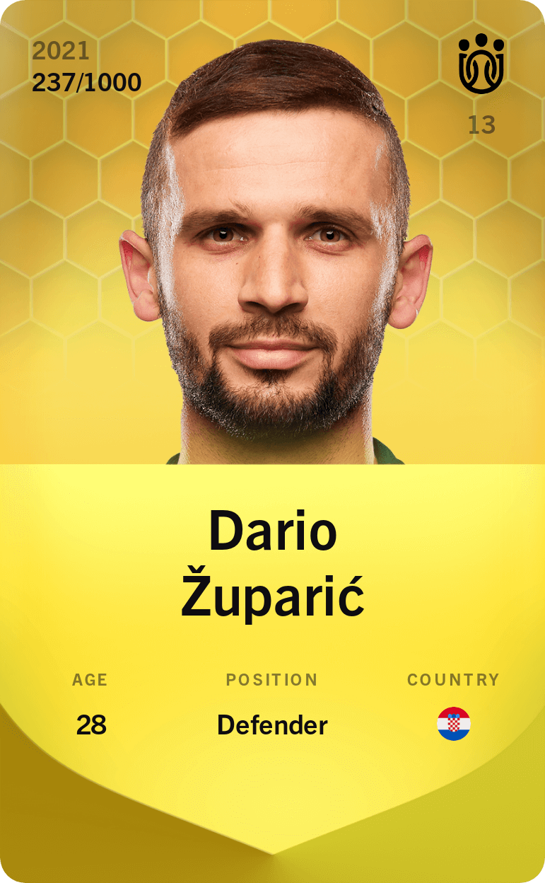 Dario Župarić 2021-22 • Limited 237/1000