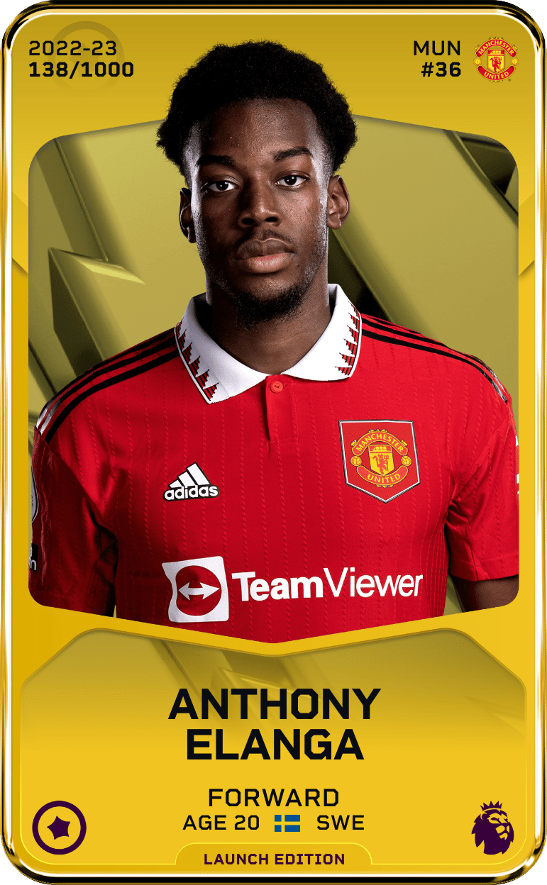 Anthony Elanga 2022-23 • Limited 138/1000
