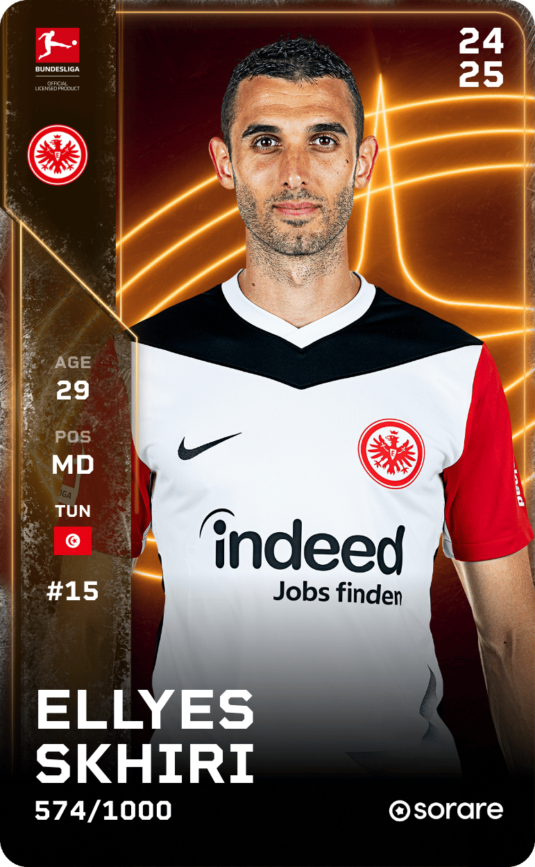 Ellyes Skhiri 2024-25 • Limited 574/1000