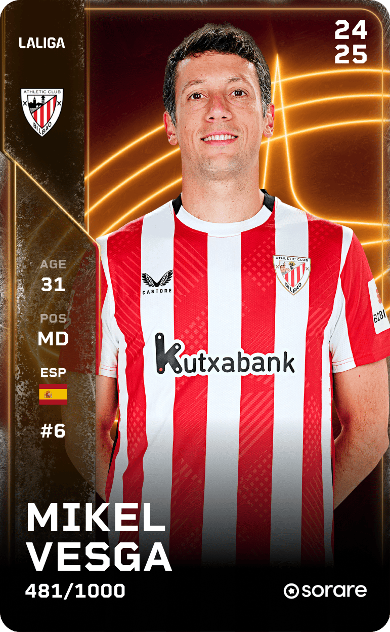 Mikel Vesga 2024-25 • Limited 481/1000
