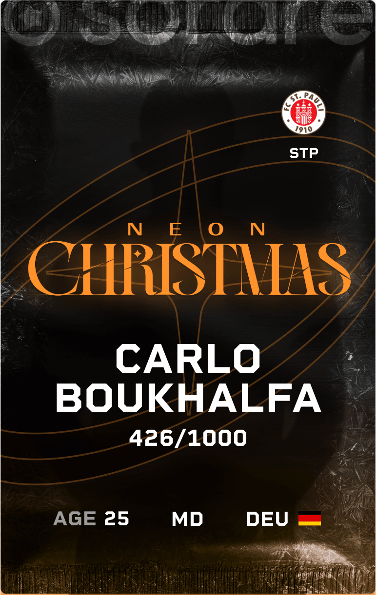 Carlo Boukhalfa 2024-25 • Limited 426/1000