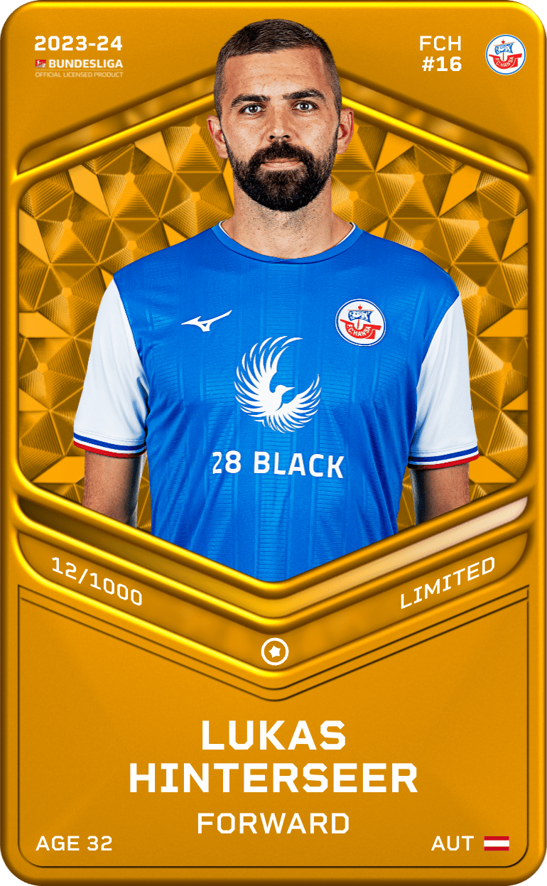 Lukas Hinterseer 2023-24 • Limited 12/1000