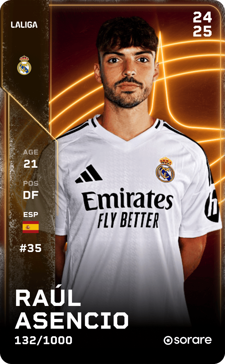 Raúl Asencio 2024-25 • Limited 132/1000