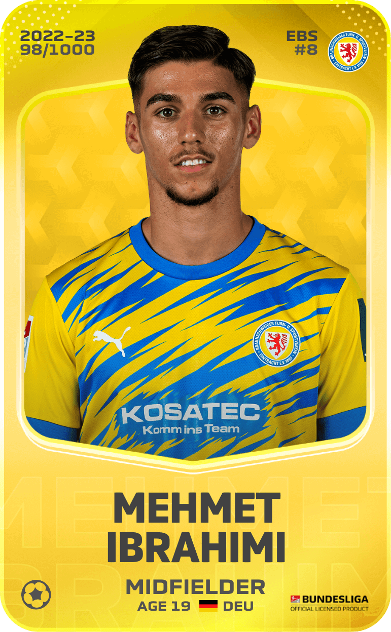 Mehmet Ibrahimi 2022-23 • Limited 98/1000