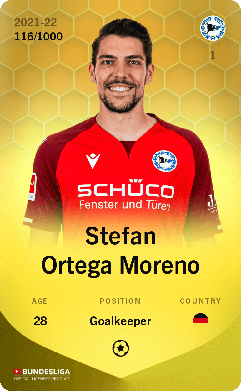 Stefan Ortega Moreno 2021-22 • Limited 116/1000