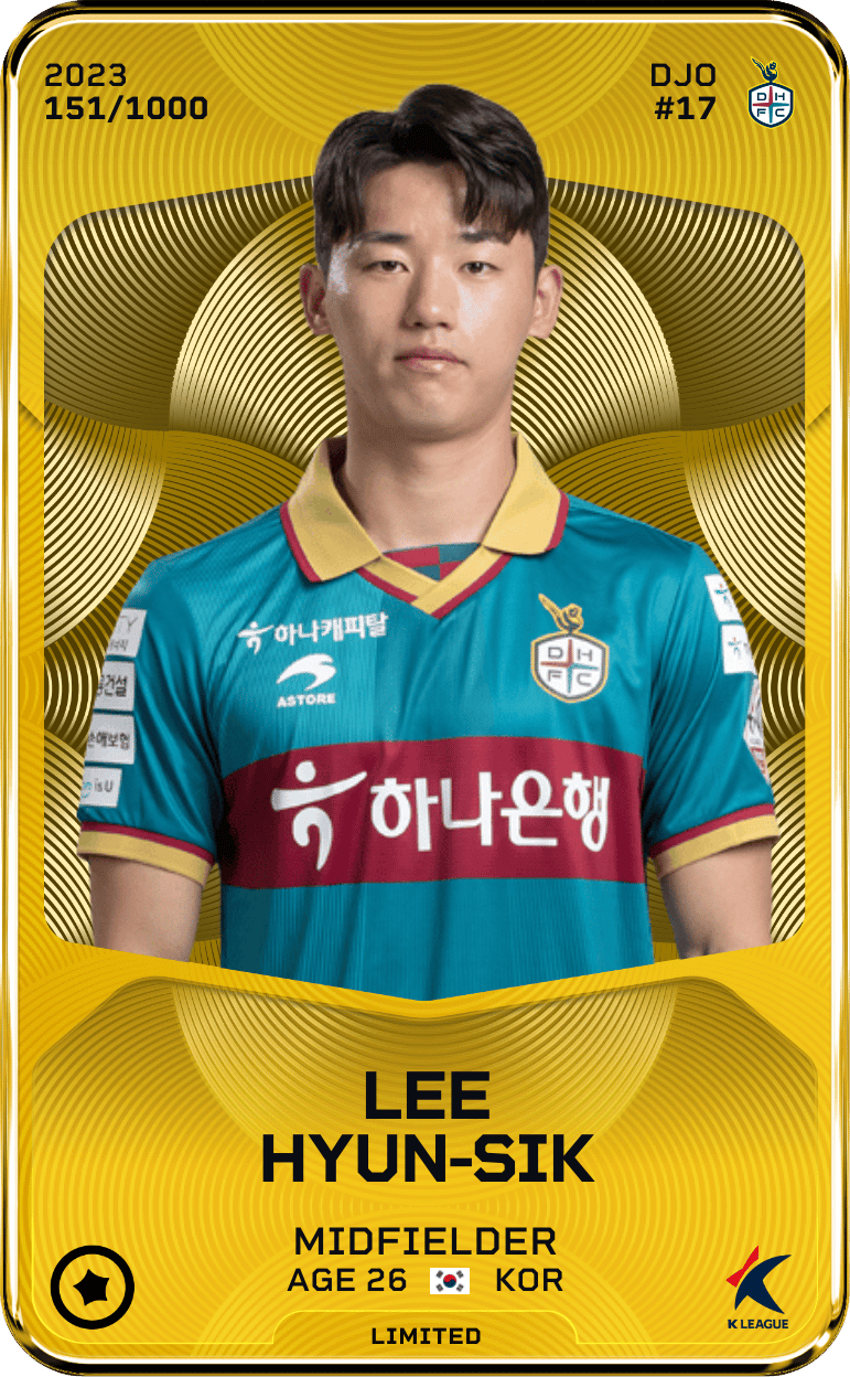 Lee Hyun-Sik 2023-24 • Limited 151/1000