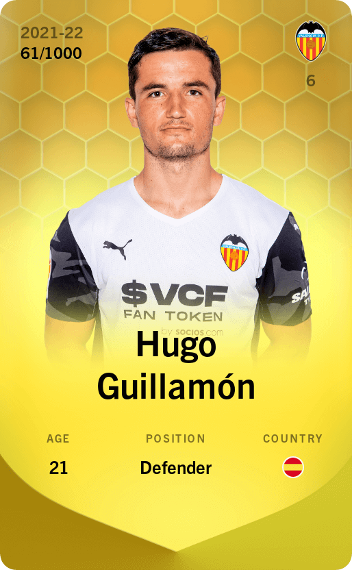 Hugo Guillamón 2021-22 • Limited 61/1000
