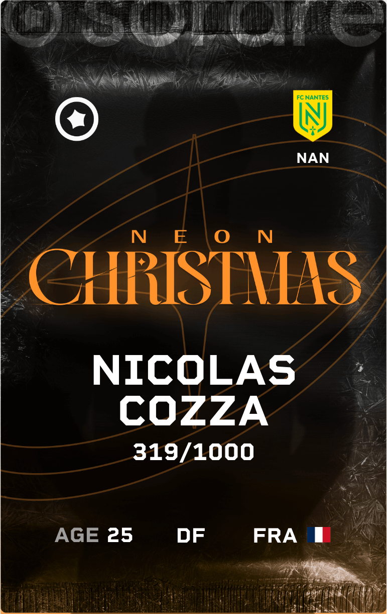 Nicolas Cozza 2024-25 • Limited 319/1000