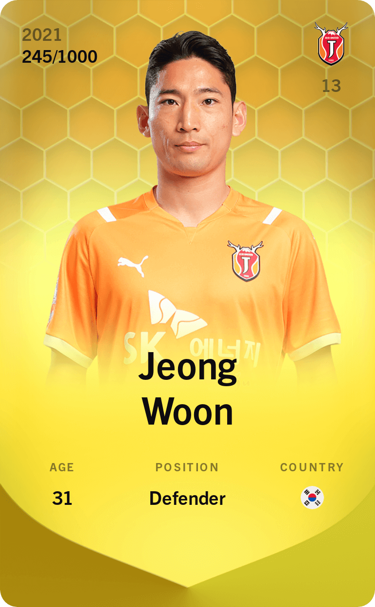 Jeong Woon 2021-22 • Limited 245/1000