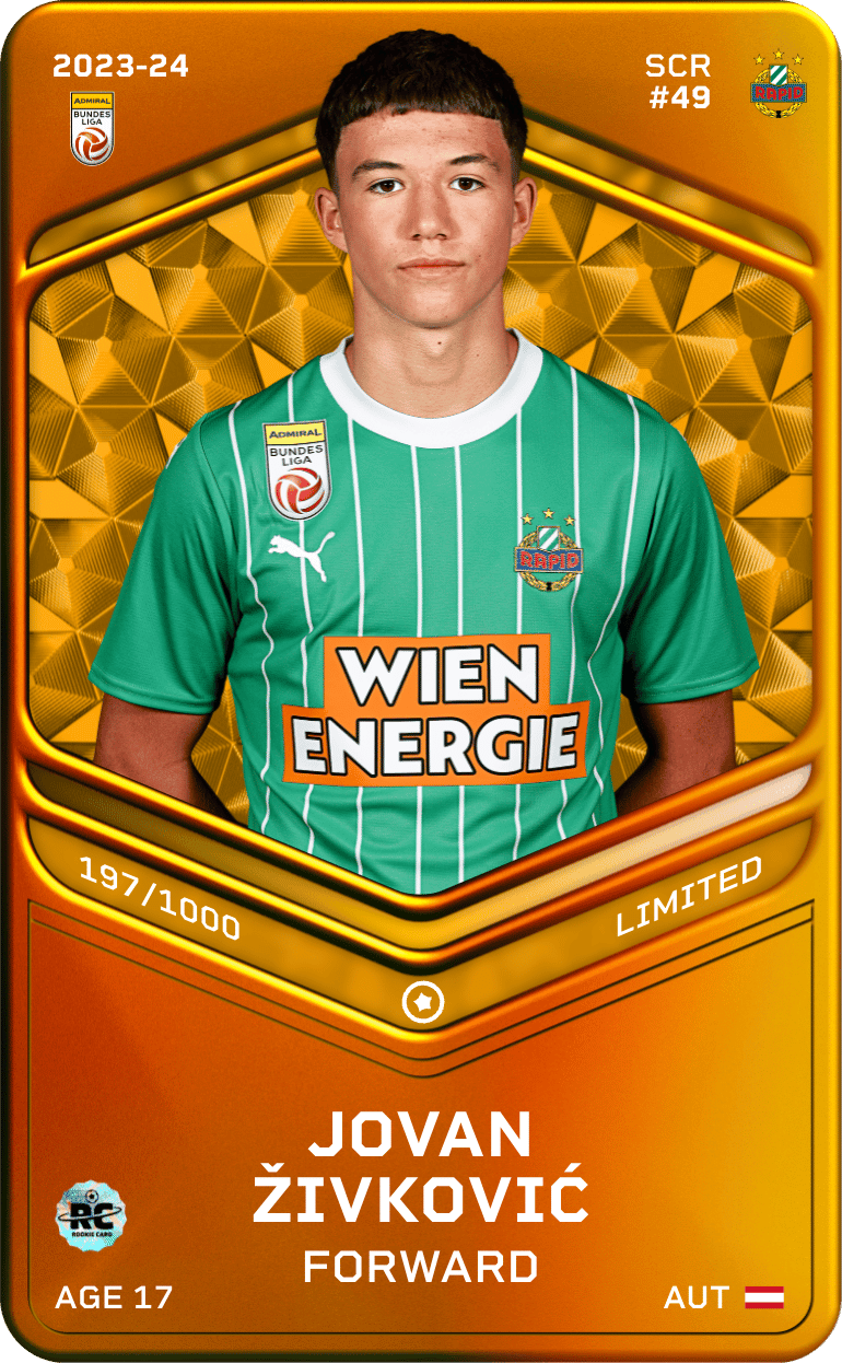 Jovan Živković 2023-24 • Limited 197/1000