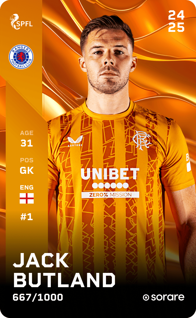 Jack Butland 2024-25 • Limited 667/1000