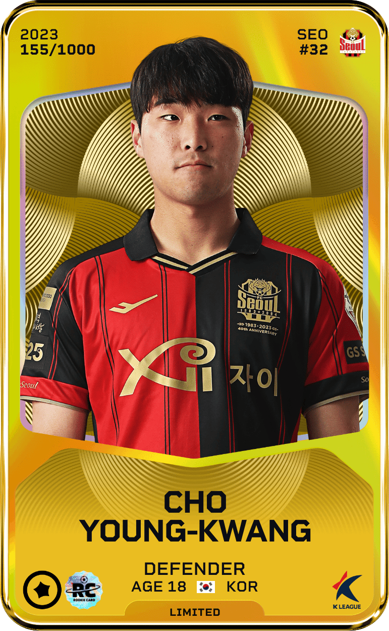 Cho Young-Kwang 2023-24 • Limited 155/1000