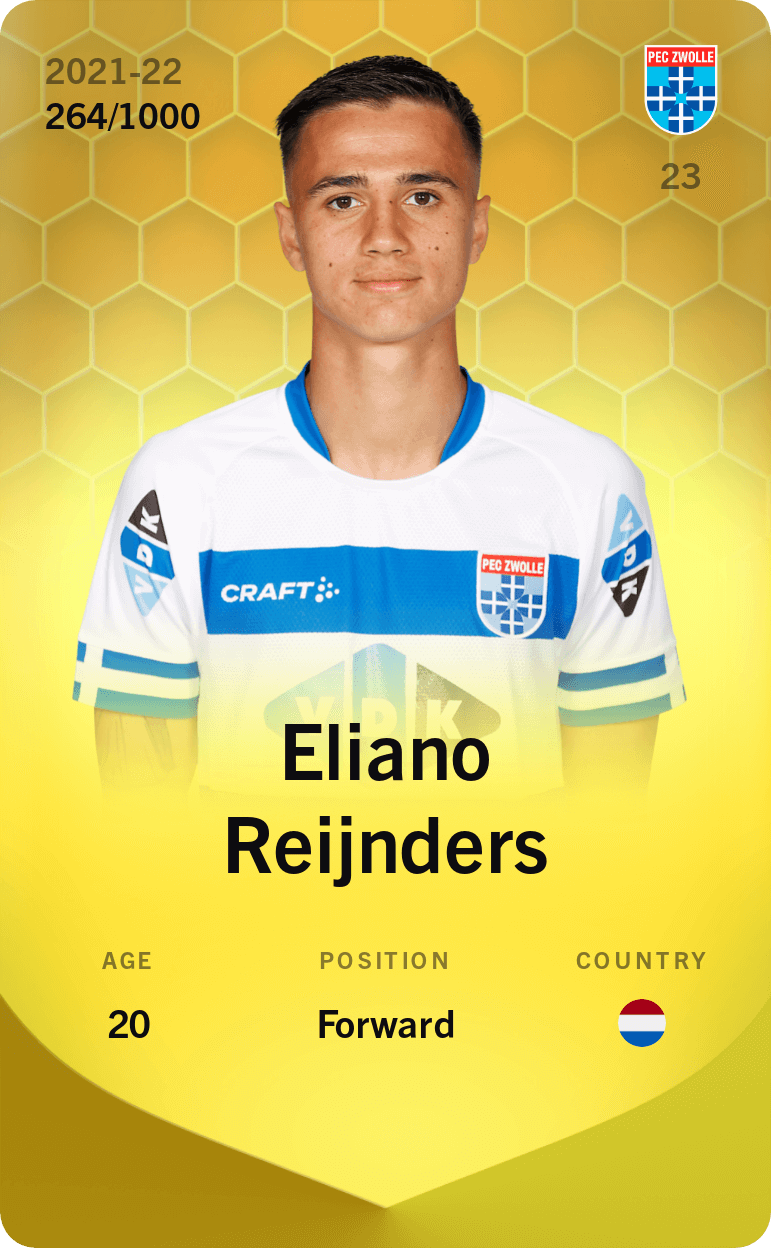 Eliano Reijnders 2021-22 • Limited 264/1000