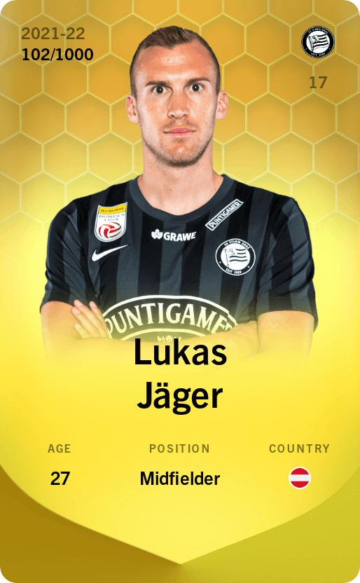 Lukas Jäger 2021-22 • Limited 102/1000