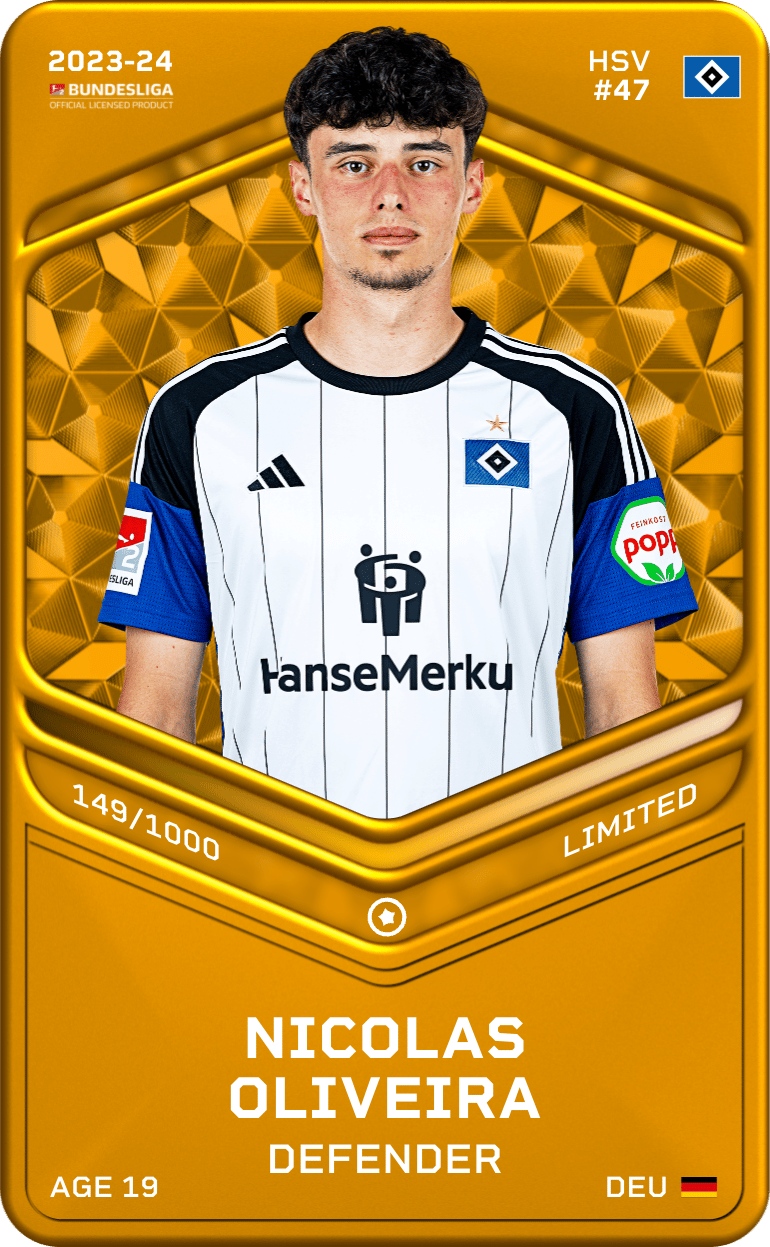 Nicolas Oliveira 2023-24 • Limited 149/1000