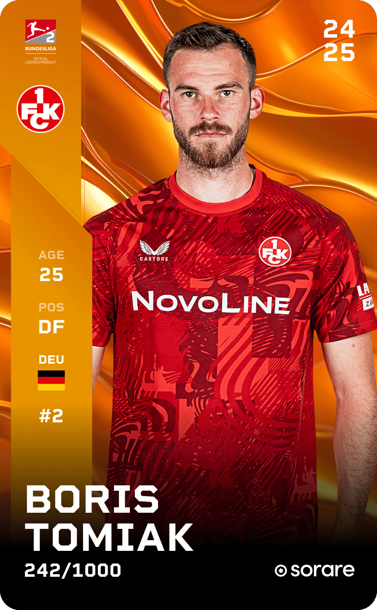Boris Tomiak 2024-25 • Limited 242/1000