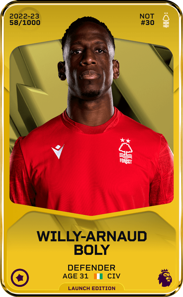 Willy-Arnaud Boly 2022-23 • Limited 58/1000