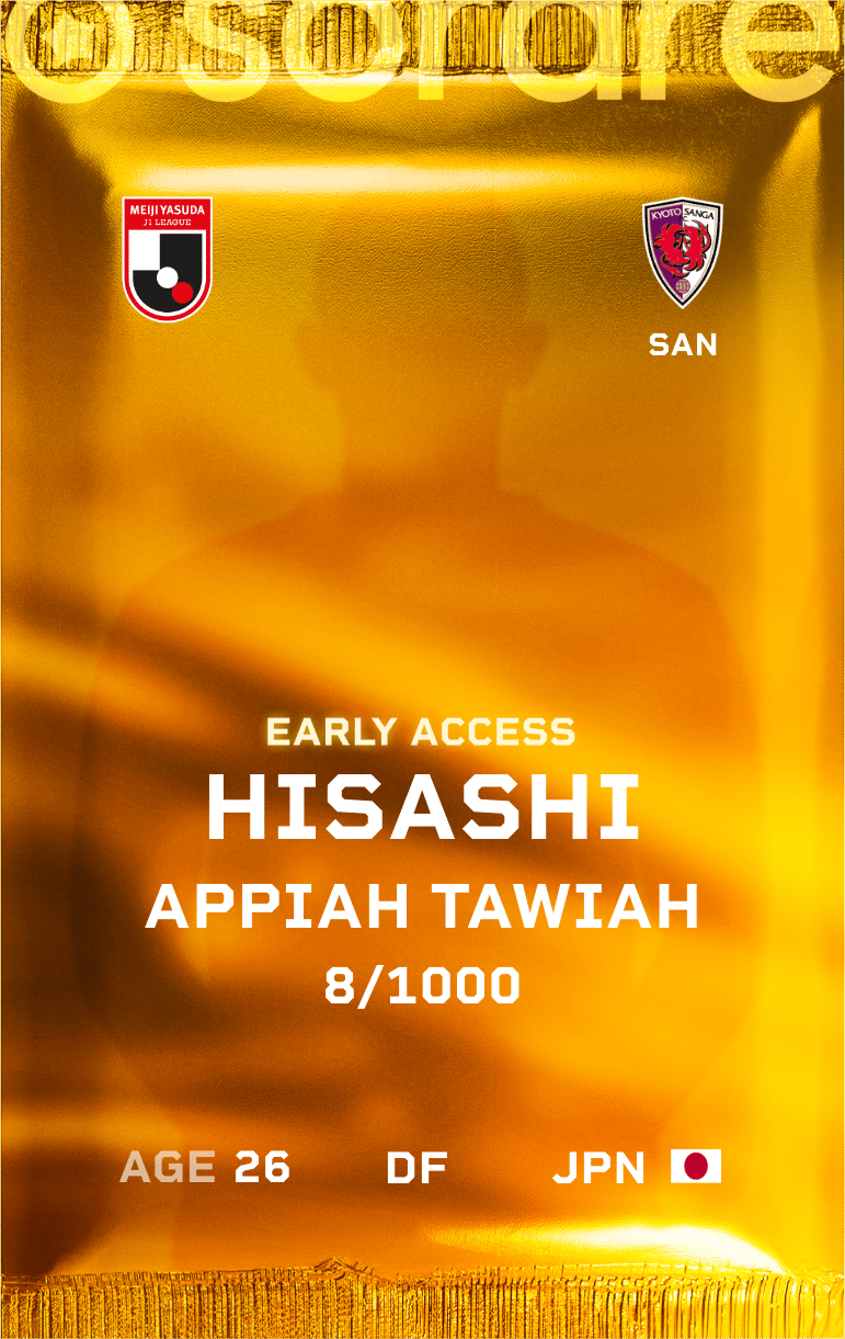 Hisashi Appiah Tawiah 2025-26 • Limited 8/1000