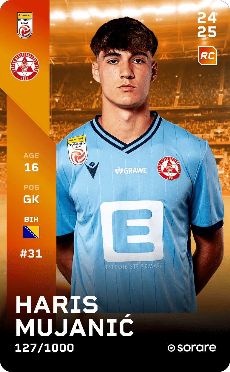 Haris Mujanić 2024-25 • Limited 127/1000