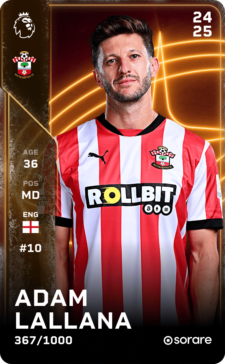 Adam Lallana 2024-25 • Limited 367/1000