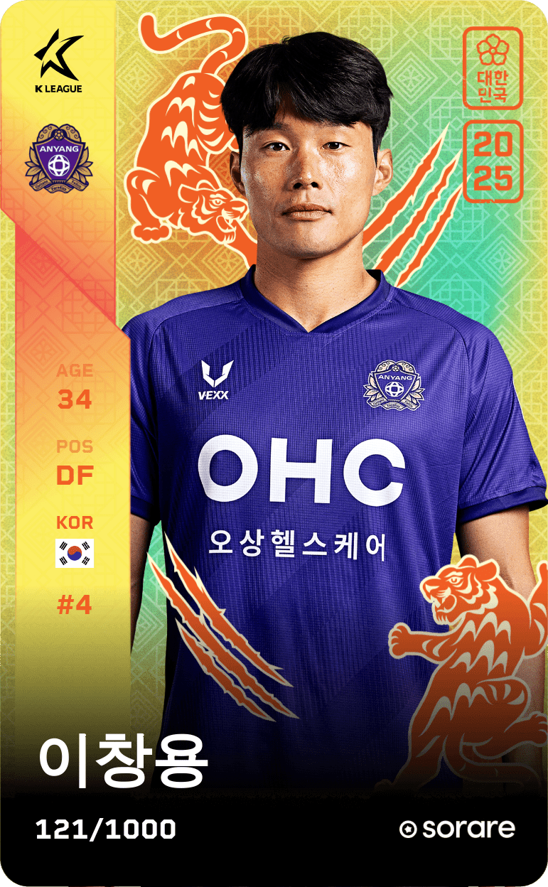 Lee Chang-Yong 2025-26 • Limited 121/1000
