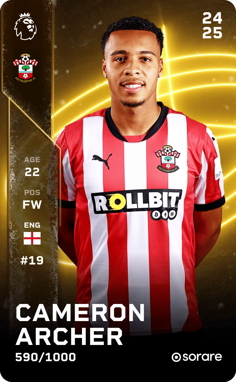 Cameron Archer 2024-25 • Limited 590/1000