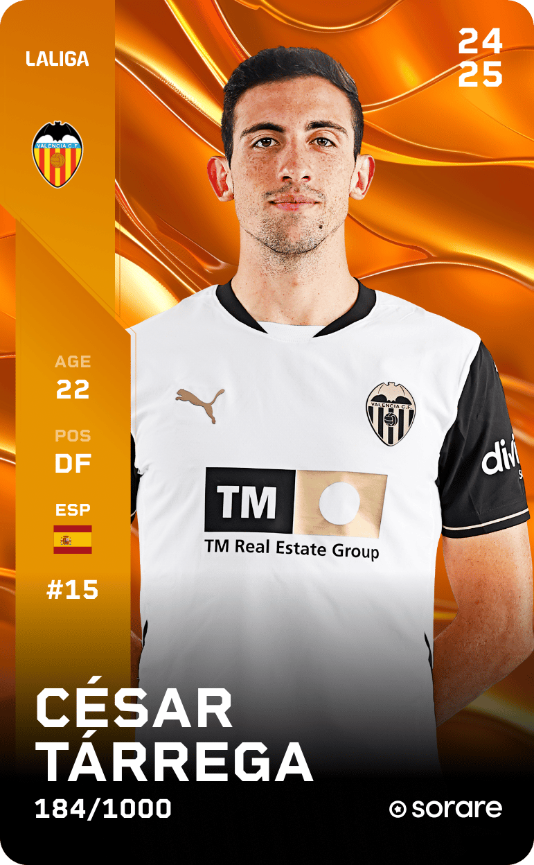 César Tárrega 2024-25 • Limited 184/1000