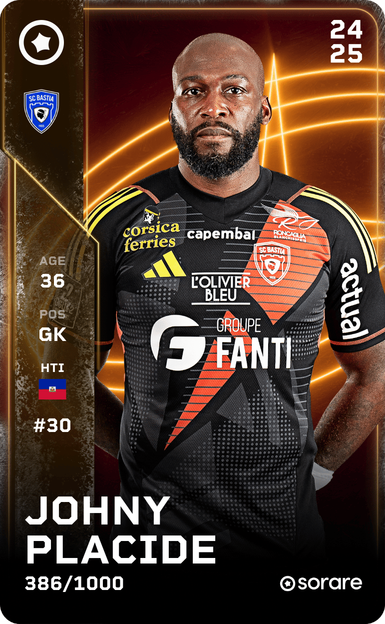 Johny Placide 2024-25 • Limited 386/1000