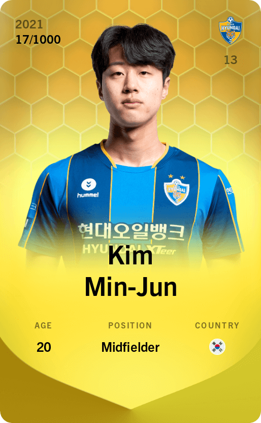 Kim Min-Jun 2021-22 • Limited 17/1000