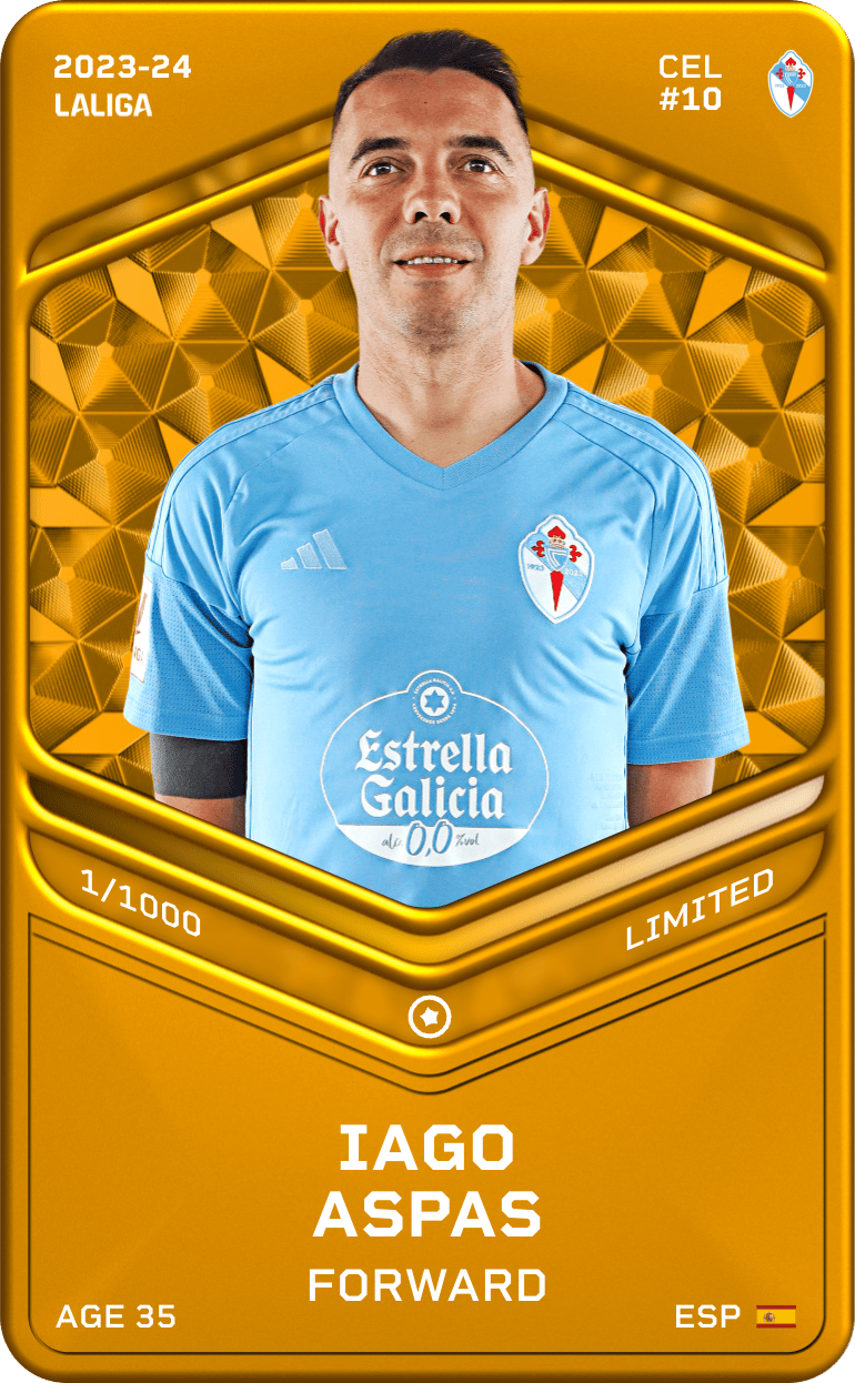 Iago Aspas 2023-24 • Limited 1/1000