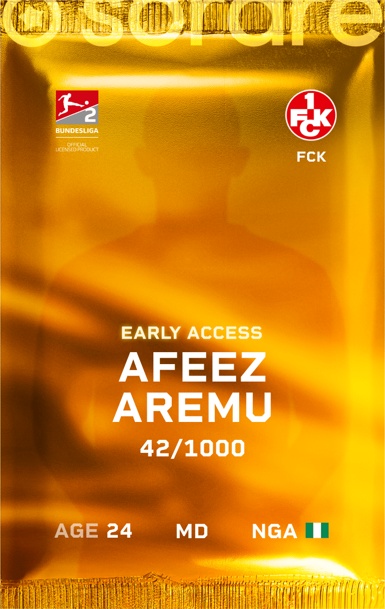 Afeez Aremu 2024-25 • Limited 42/1000