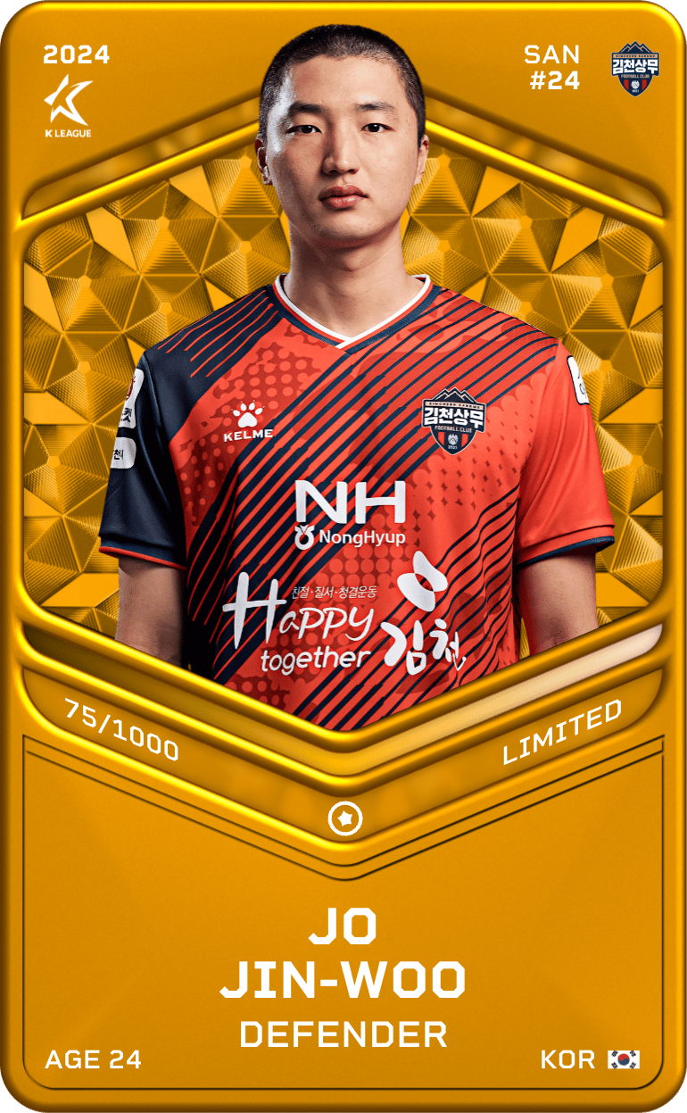 Jo Jin-woo 2024-25 • Limited 75/1000