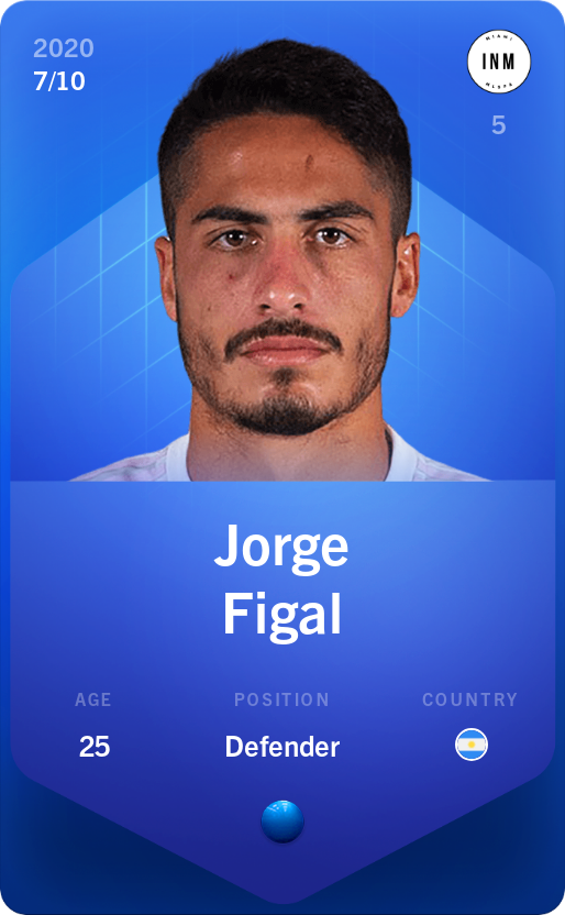Sorare - Sorare Official - Jorge Figal 2020-21 • Super Rare 7/10 - NFT # 1518763188916275976512627354637150713572960010572515916021346858031098791489