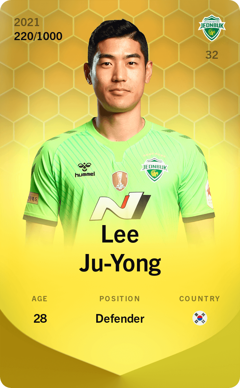 Lee Ju-Yong 2021-22 • Limited 220/1000