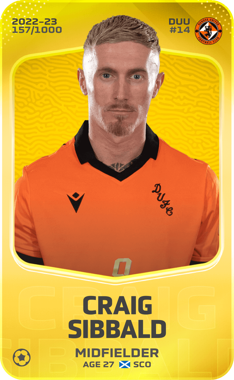 Craig Sibbald 2022-23 • Limited 157/1000