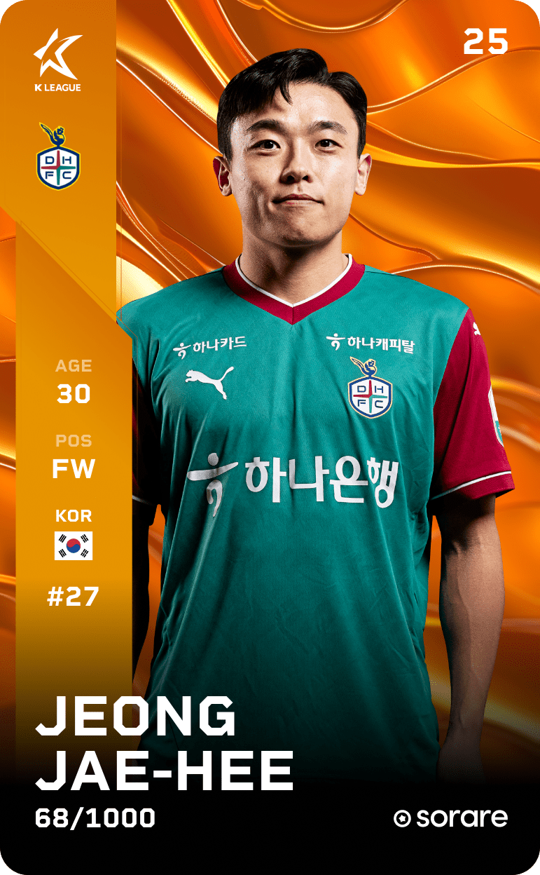 Jeong Jae-Hee 2025-26 • Limited 68/1000