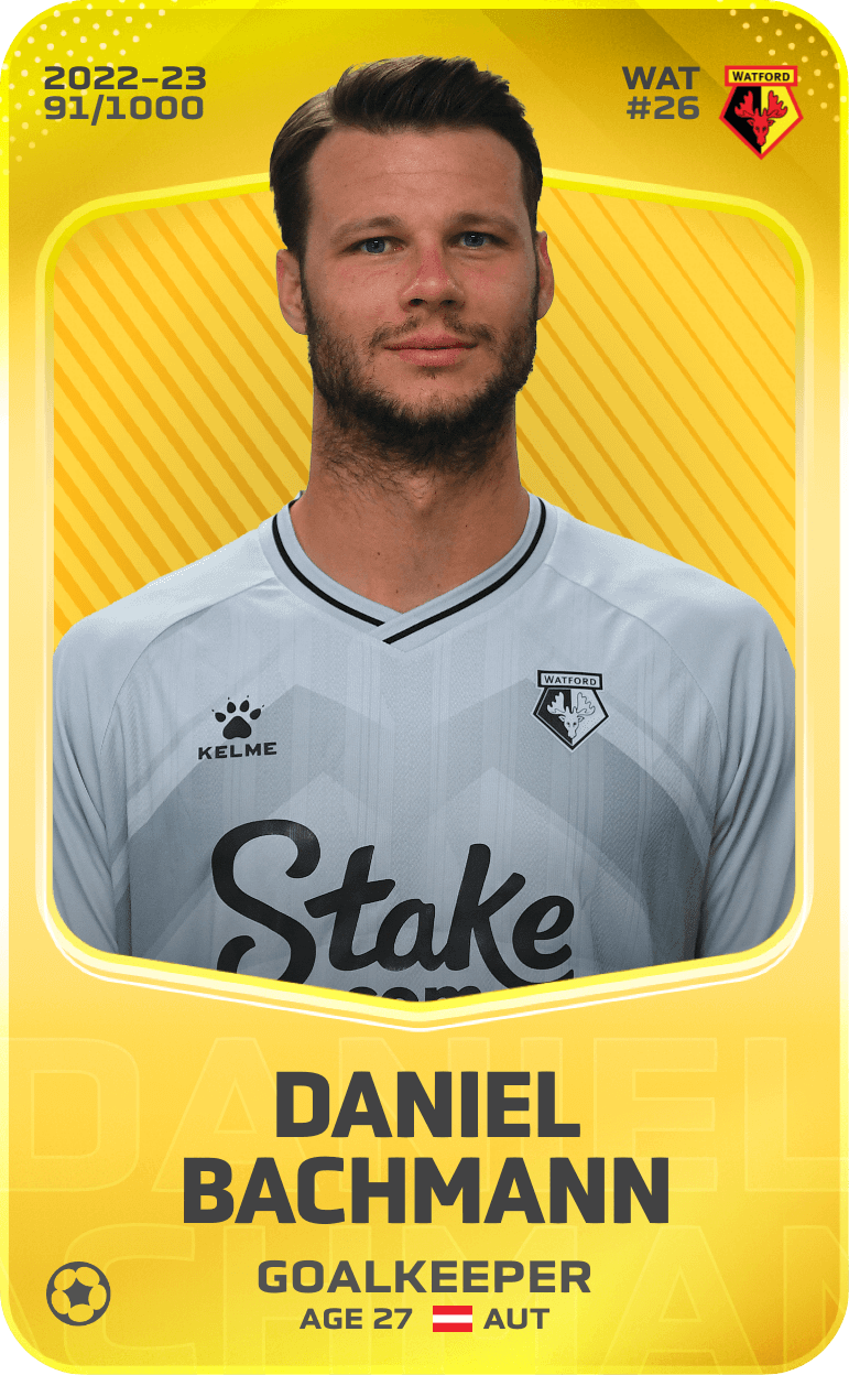 Daniel Bachmann 2022-23 • Limited 91/1000
