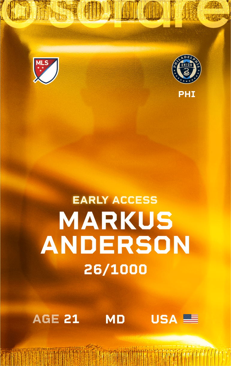 Markus Anderson 2025-26 • Limited 26/1000