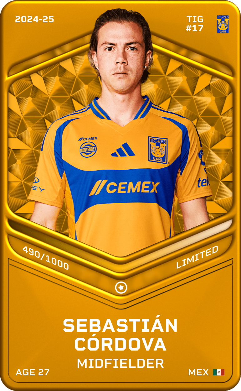 Sebastián Córdova 2024-25 • Limited 490/1000