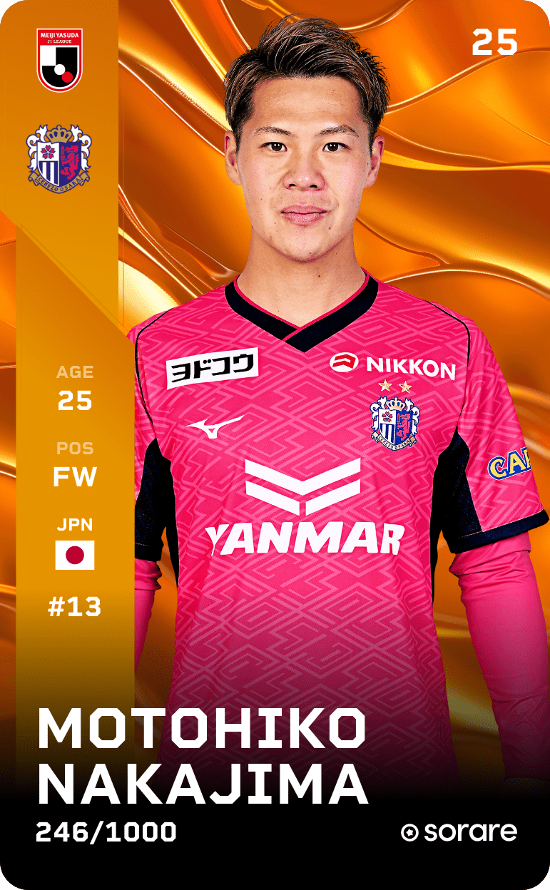Motohiko Nakajima 2025-26 • Limited 246/1000